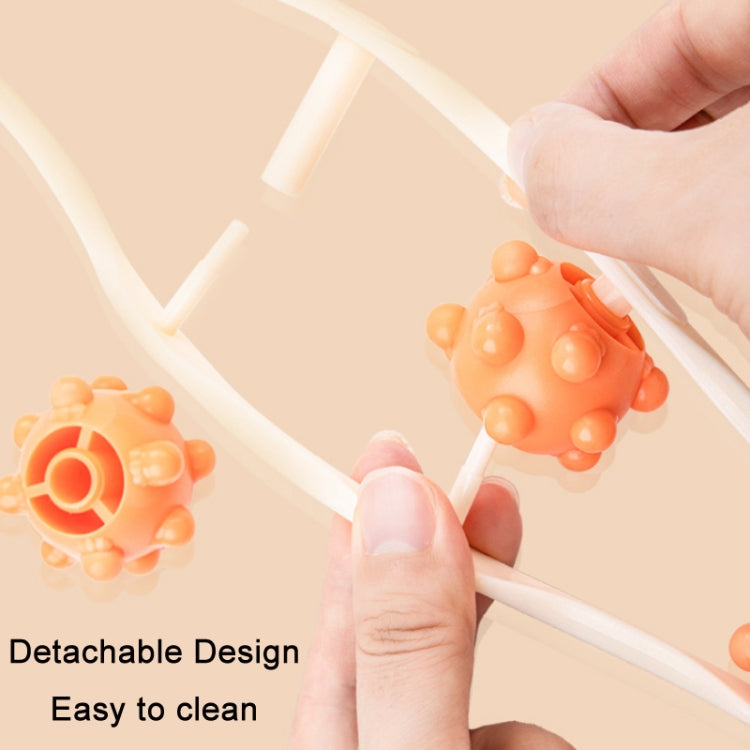 Shoulder Neck&Back Dredging Meridian Manual Roller Massager(Pink) - Massage & Relaxation by PMC TechLife | Online Shopping South Africa | PMC TechLife