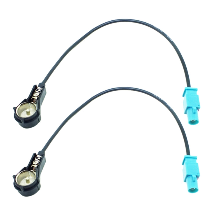2 PCS Car ISO Female Port To FAKRA Audio Antenna Adapter Plug - Aerials by PMC TechLife | Online Shopping South Africa | PMC TechLife | Buy Now Pay Later Mobicred