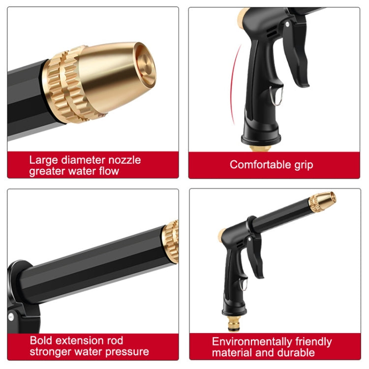 High Pressure Car Wash Hose Telescopic Watering Sprinkler, Style: H2+3 Connector+15m Tube+Foam Pot - Car Washer & Accessories by PMC TechLife | Online Shopping South Africa | PMC TechLife | Buy Now Pay Later Mobicred