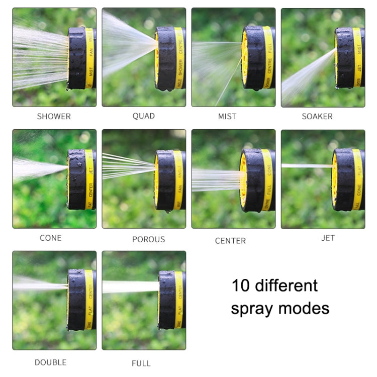 10 Functional Watering Sprinkler Head Household Water Pipe, Style: D6+4 Connector+30m 4-point Tube - Watering & Irrigation by PMC TechLife | Online Shopping South Africa | PMC TechLife | Buy Now Pay Later Mobicred