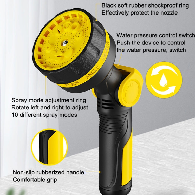 10 Functional Watering Sprinkler Head Household Water Pipe, Style: D6+4 Connector+50m 4-point Tube - Watering & Irrigation by PMC TechLife | Online Shopping South Africa | PMC TechLife | Buy Now Pay Later Mobicred