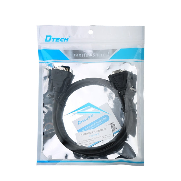 DTECH RS232 Serial Direct Line DB9 Extension Line Male to Female 5m - RS485 / RS232 Series by DTECH | Online Shopping South Africa | PMC TechLife | Buy Now Pay Later Mobicred