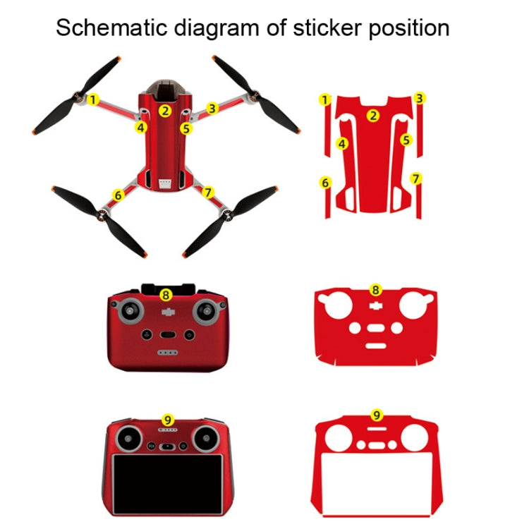 Sunnylife Drone+Remote Control Protective Sticker For DJI Mini 3 Pro RC Version( Time Gate) - Stickers by Sunnylife | Online Shopping South Africa | PMC TechLife | Buy Now Pay Later Mobicred