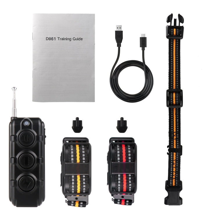 Electronic Dog Trainer Rechargeable Pet Remote Control Bark Stopper, Specification: 1 Drag 1 Orange - Training Aids by PMC TechLife | Online Shopping South Africa | PMC TechLife