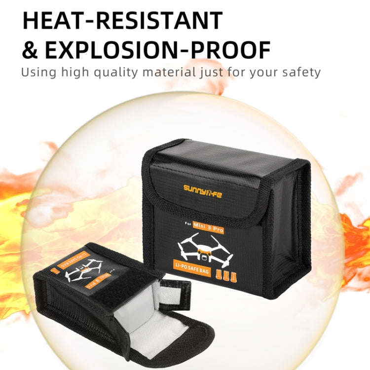 Sunnylife  Battery Explosion-proof Bag Storage Bag for DJI Mini 3 Pro,Size: Can Hold 1 Battery - Carry Cases & Bags by Sunnylife | Online Shopping South Africa | PMC TechLife | Buy Now Pay Later Mobicred