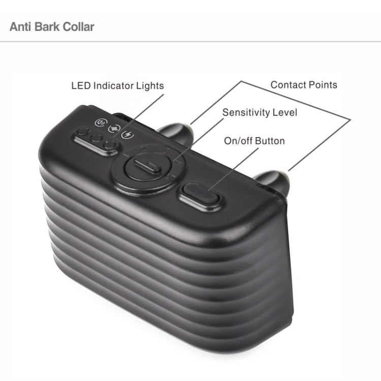 Remote Control Trainer Dog Collar Automatic Bark Stop Device, Specification: 1 Drag 1 (Orange) - Training Aids by PMC TechLife | Online Shopping South Africa | PMC TechLife | Buy Now Pay Later Mobicred