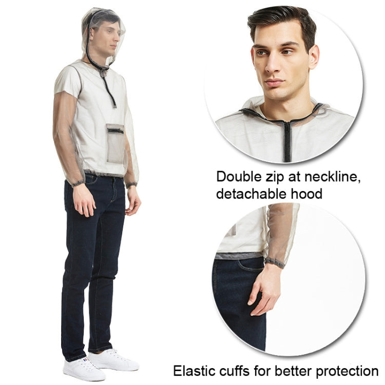 Jungle Expedition Breathable Insect-proof Jacket With Hood Anti-bite Mesh Gauze Cloth, Size: XL - Anti-mosquito Clothing by PMC TechLife | Online Shopping South Africa | PMC TechLife | Buy Now Pay Later Mobicred