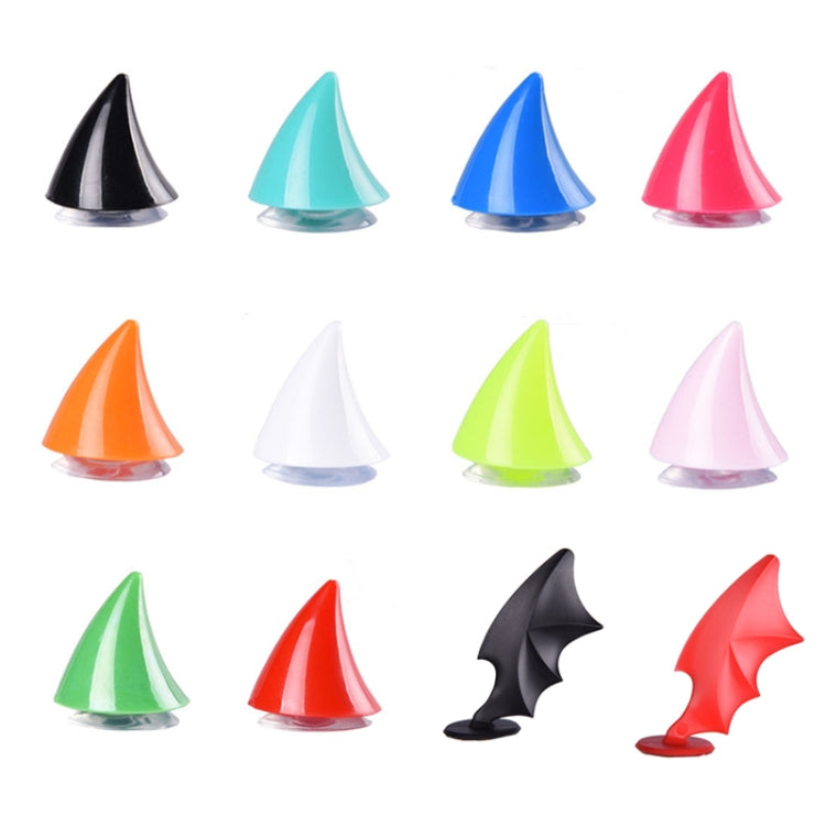 2pcs /Pair Motorcycle Helmet Devil Sucker Decoration, Style: Small Horns (Orange) - free shipping - PMC TechLife - Order now!