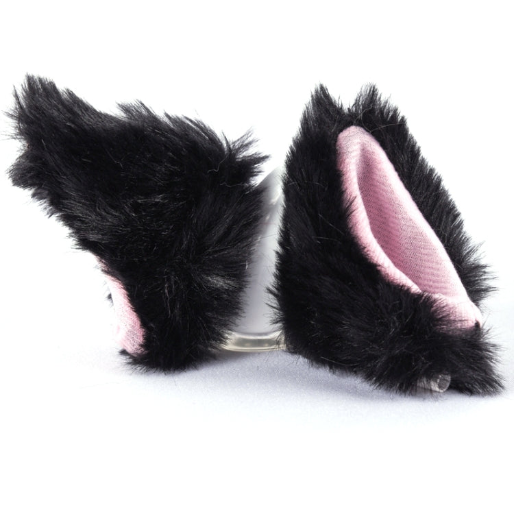 4PCS Motorcycle Plush Ear Helmet Decoration(Black) - Ornamental Parts by PMC TechLife | Online Shopping South Africa | PMC TechLife | Buy Now Pay Later Mobicred