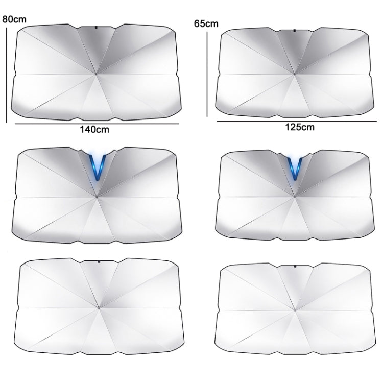 Car Windshield Telescopic Folding Thermal Insulation Parasol, Size: Silver Coated Large - free shipping - PMC TechLife - Order now!