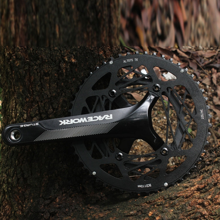 RACEWORK RKRFA Road Bike Aluminum Alloy 22-speed Crankset, Spec: 53-39T without BB - free shipping - PMc TechLife - Order now!