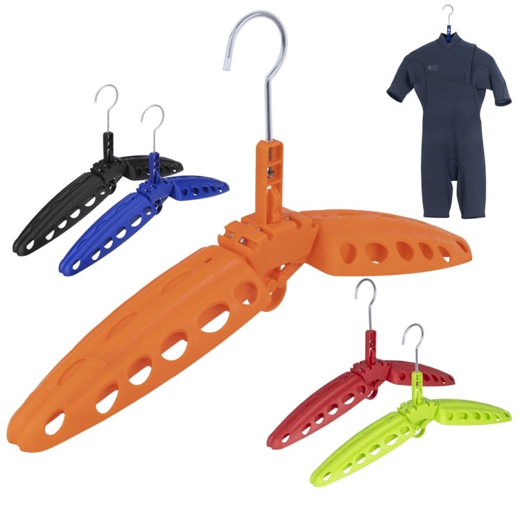 Wetsuit Hanger Thickened Multifunctional Folding Drying Rack(Black) - Shelf & Hooks by PMC TechLife | Online Shopping South Africa | PMC TechLife
