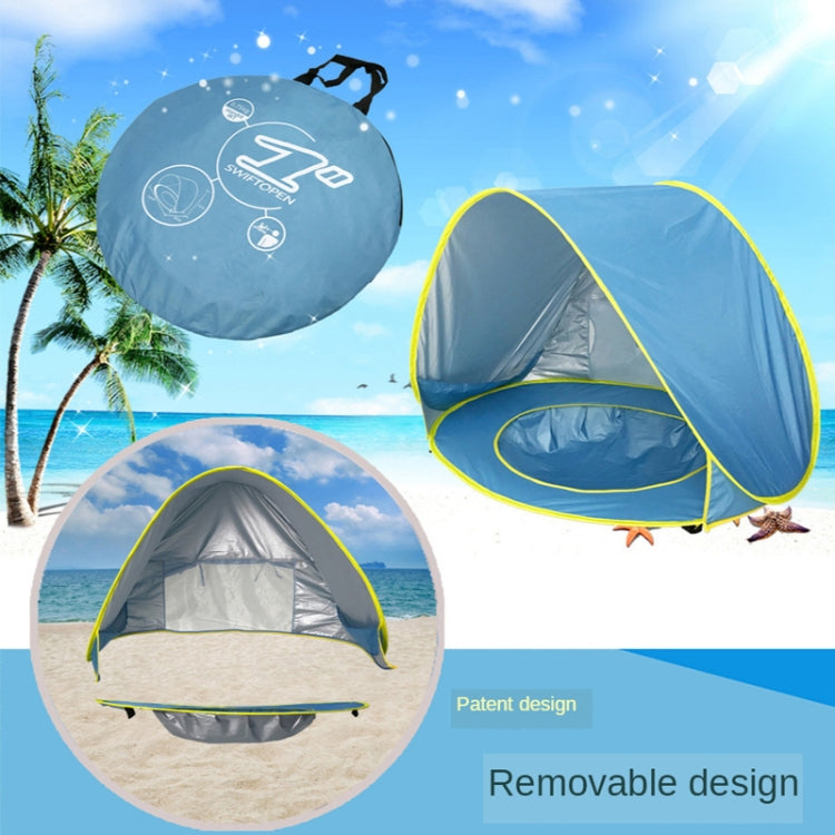 Baby Beach Tent With Pool Portable Foldable Sunshelter, Color: Whale Pink - Tents & Accessories by PMC TechLife | Online Shopping South Africa | PMC TechLife