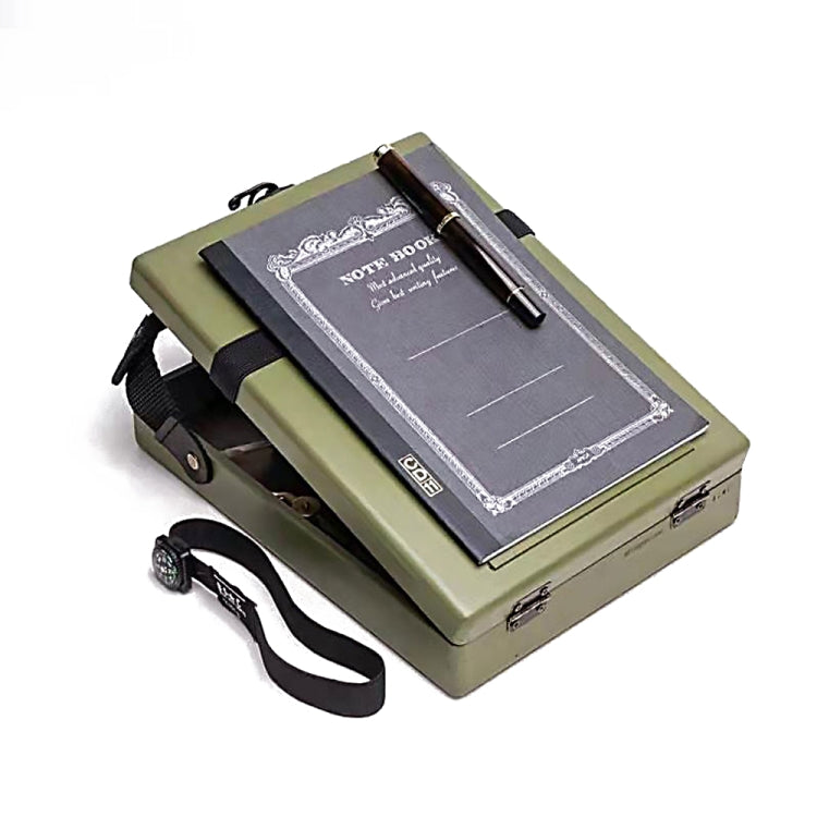 Writer Messenger Wooden Box Walnut Briefcase(Green) - free shipping - PMc TechLife - Order now!