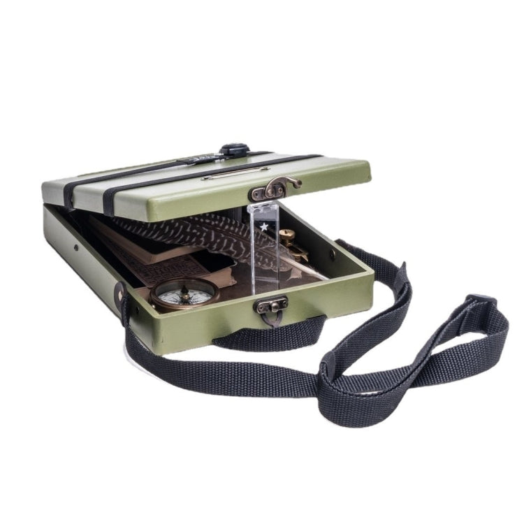 Writer Messenger Wooden Box Walnut Briefcase(Green) - free shipping - PMc TechLife - Order now!