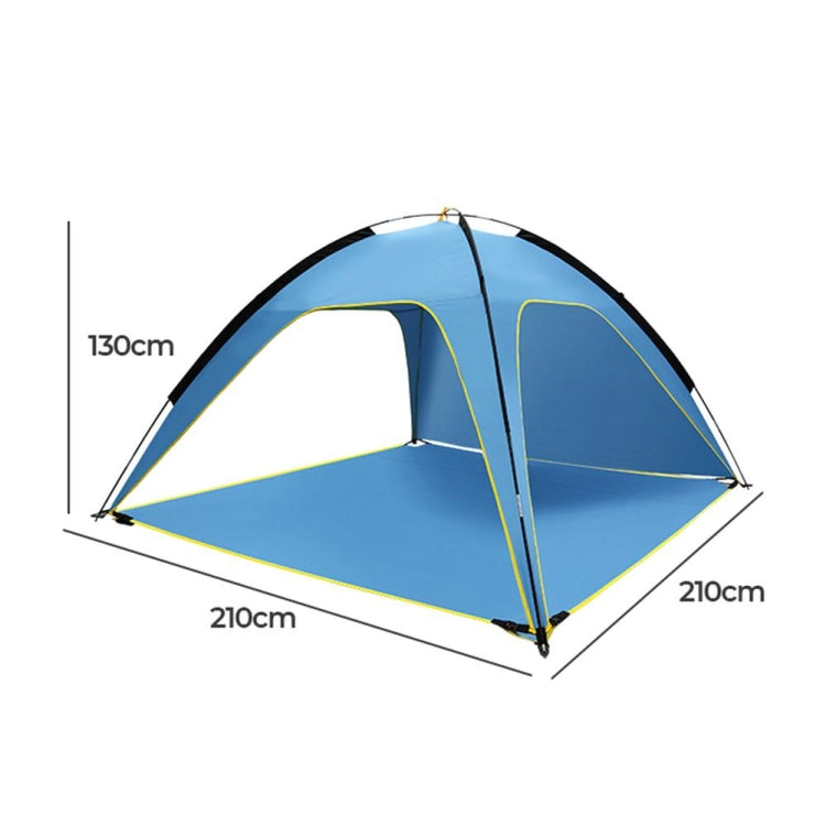 3 Sides Ventilated Spacious Outdoor Big Tent Sunscreen Rainproof Tent,Style: Detachable Base Fabric - Tents & Accessories by PMC TechLife | Online Shopping South Africa | PMC TechLife