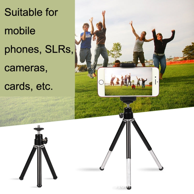 2PCS Projector Phone Stand Desktop Portable Telescopic Mini Metal Tripod, Style: 3 Sections (Black) - free shipping - PMC TechLife - Order now!
