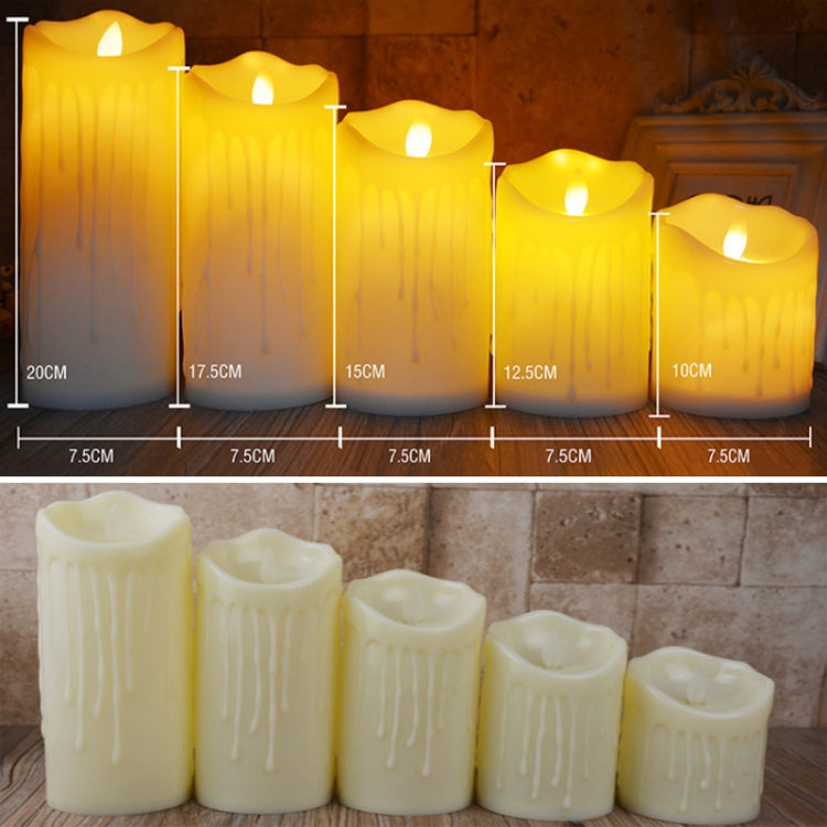 LED Electronic Candle Lights Halloween Christmas Decoration Props, Size: 7.5x20cm(Plastic Tears Candle Lights) - Christmas Decoration Lamps by PMc TechLife | Online Shopping South Africa | PMc TechLife | Buy Now Pay Later Mobicred