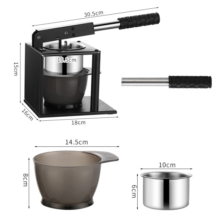 Household Manual Squeeze Fruit And Vegetable Juicer(Black) - Stirrer & Squeezer by PMC TechLife | Online Shopping South Africa | PMC TechLife | Buy Now Pay Later Mobicred