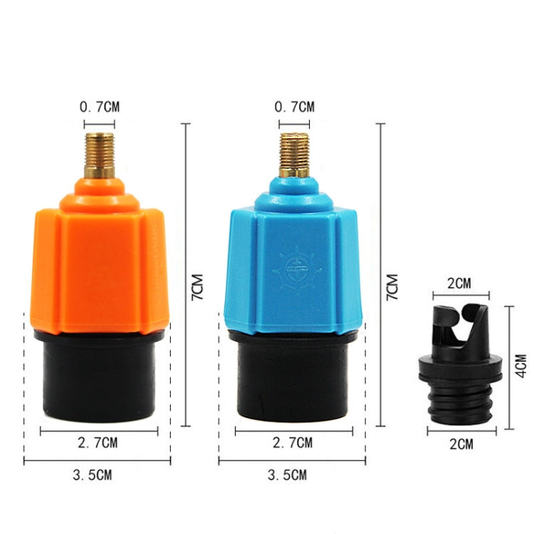For Paddle Kayak Surfboard Valve Adapter Car Pump Conversion Head(Blue) - Inflatable Pump by PMC TechLife | Online Shopping South Africa | PMC TechLife | Buy Now Pay Later Mobicred