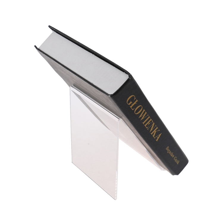 2 PCS Acrylic Display Stand Transparent Book Shelf Photo Frame Holder - Holder & Storage Rack by PMC TechLife | Online Shopping South Africa | PMC TechLife