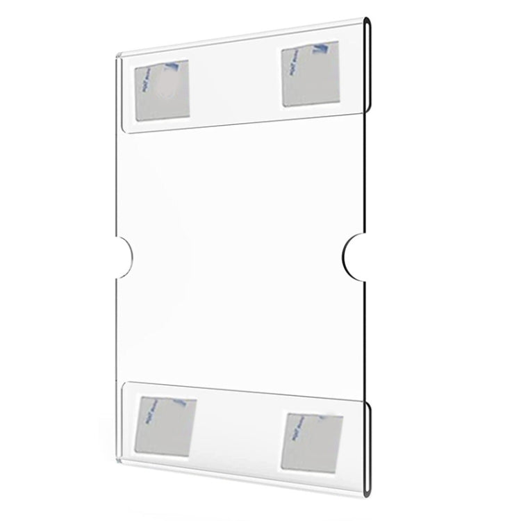 2 PCS 4x6 Inch Wall Mounted Acrylic Signage Bracket Wall Photo Frame - Holder & Storage Rack by PMc TechLife | Online Shopping South Africa | PMc TechLife | Buy Now Pay Later Mobicred
