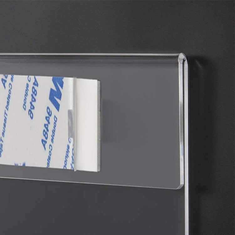 2 PCS 4x6 Inch Wall Mounted Acrylic Signage Bracket Wall Photo Frame - Holder & Storage Rack by PMc TechLife | Online Shopping South Africa | PMc TechLife | Buy Now Pay Later Mobicred