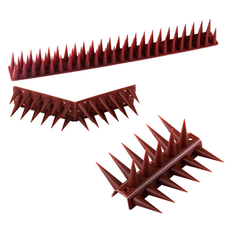 Plastic Bird Repellent Thorns Fence Anti-climb Nails(Brown) - Outdoor Insect Repellent by PMC TechLife | Online Shopping South Africa | PMC TechLife | Buy Now Pay Later Mobicred