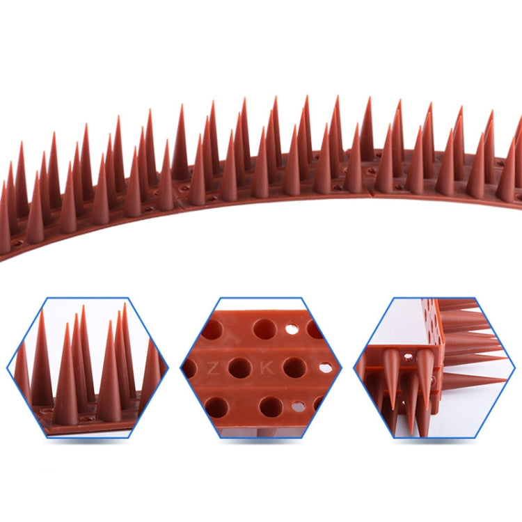 Plastic Bird Repellent Thorns Fence Anti-climb Nails(Brick Red) - Outdoor Insect Repellent by PMC TechLife | Online Shopping South Africa | PMC TechLife | Buy Now Pay Later Mobicred