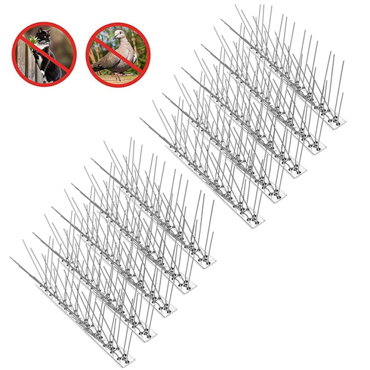 10 Sets 25cm Long Stainless Steel Bird Repellent Thorn Anti-cat Thorn Bird Device - Outdoor Insect Repellent by PMC TechLife | Online Shopping South Africa | PMC TechLife