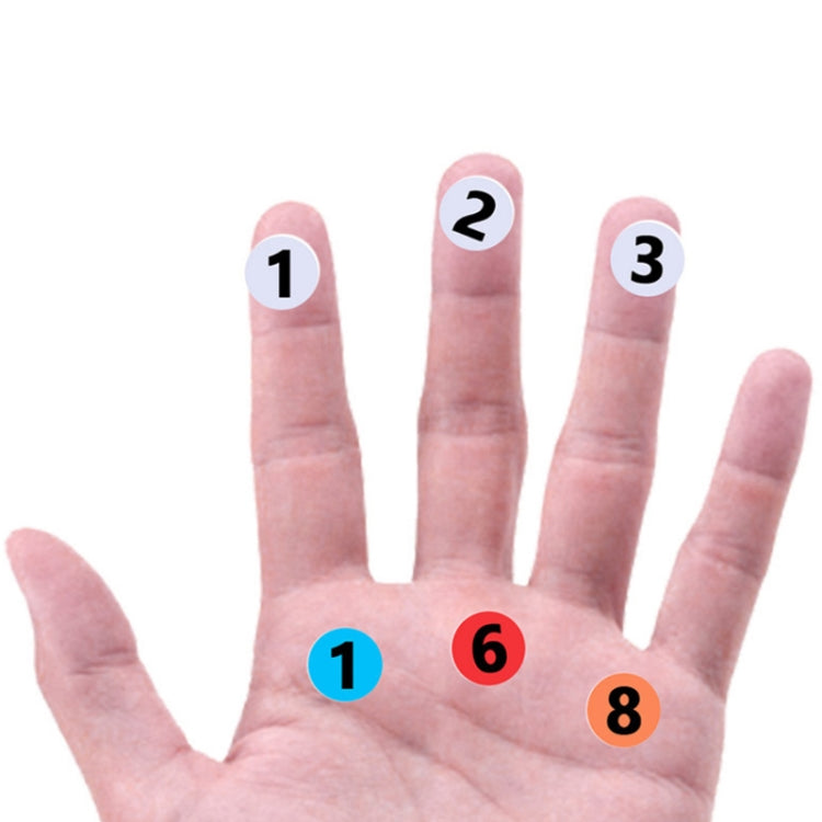 100 Stickers/Sheet Clothes Footwear Size Number Label Sticker, Random Color Delivery, Diameter: 10mm - Printer Paper & Stickers by PMC TechLife | Online Shopping South Africa | PMC TechLife