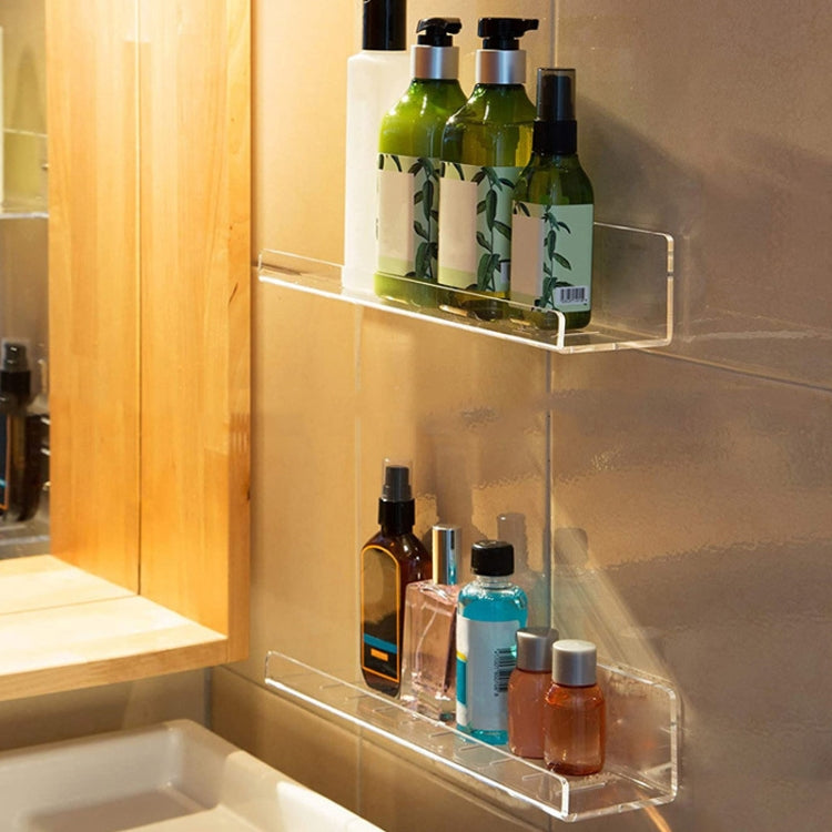 Home Kitchen Office Books Wall Mounted Acrylic Shelf, Specification: 40x10x6cm - Shelf & Hooks by PMC TechLife | Online Shopping South Africa | PMC TechLife