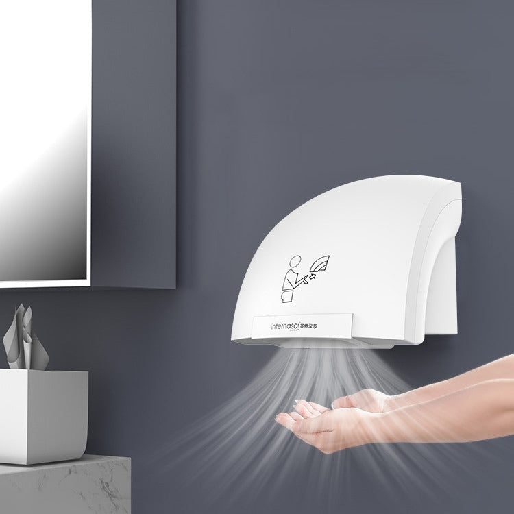 Interhasa 220V Automatic Electric Hand Dryer Mini  Induction Hand Drying Machine,Style: Single Hot,CN Plug - free shipping - PMC TechLife - Order now!
