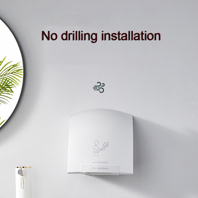 Interhasa 220V Automatic Electric Hand Dryer Mini  Induction Hand Drying Machine,Style: Single Hot,CN Plug - free shipping - PMC TechLife - Order now!