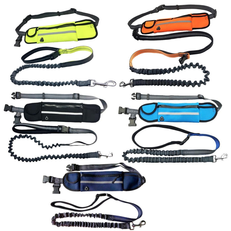 Pet Run Traction Rope Portable Waist Bag(Green) - Leashes & Chest Strap by PMC TechLife | Online Shopping South Africa | PMC TechLife | Buy Now Pay Later Mobicred