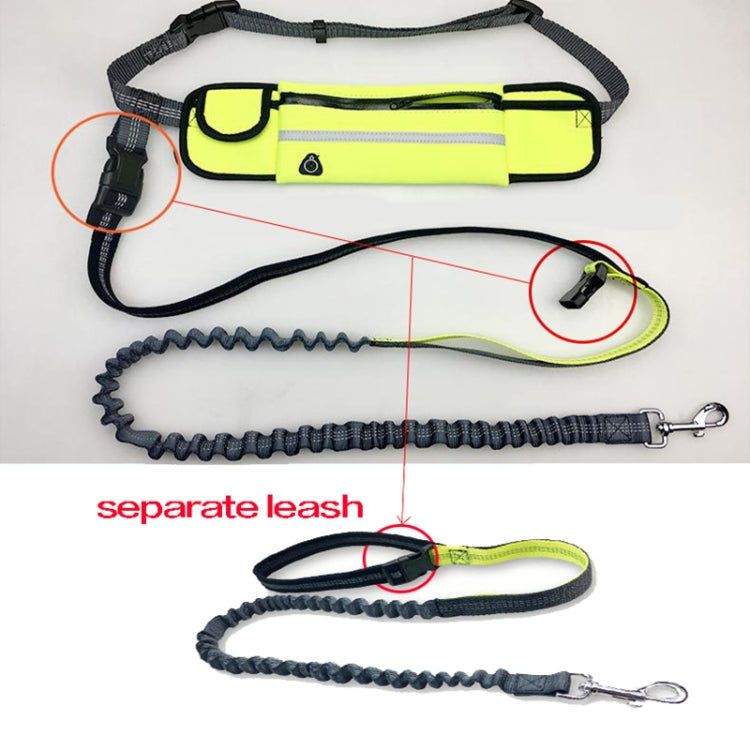 Pet Run Traction Rope Portable Waist Bag(Green) - Leashes & Chest Strap by PMC TechLife | Online Shopping South Africa | PMC TechLife | Buy Now Pay Later Mobicred