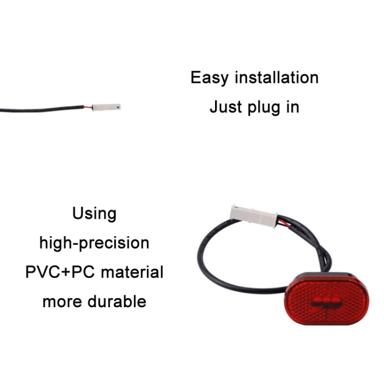 Electric Scooter Fender/Tail Light For Xiaomi Mijia M365 Pro2(Black) - free shipping - PMc TechLife - Order now!