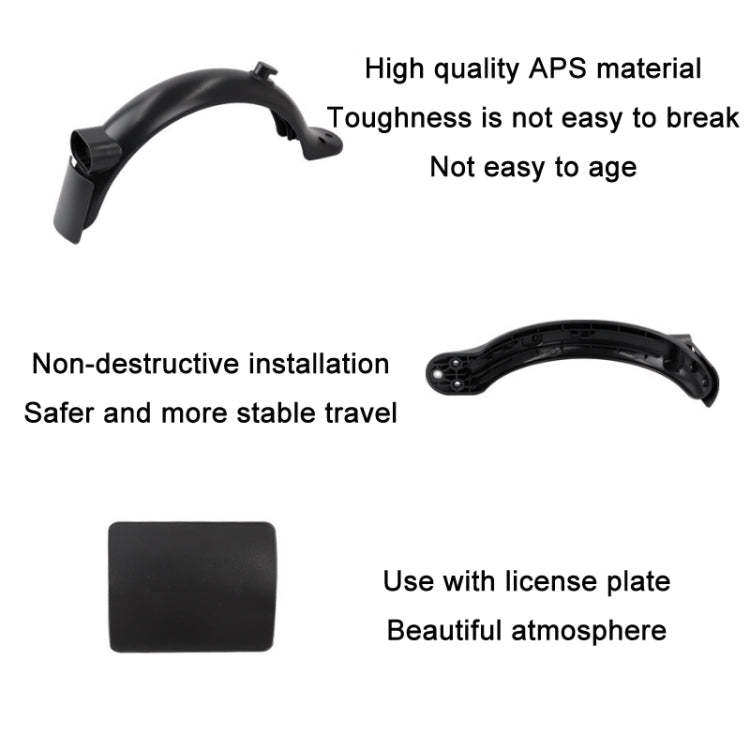 Electric Scooter Fender/Tail Light For Xiaomi Mijia M365 Pro2(Black) - free shipping - PMc TechLife - Order now!