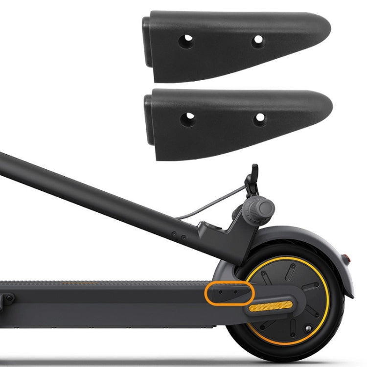 Scooter Base Plate Rear Side Protection Cover For Ninebot MAX G30(Black) - Accessories & Parts by PMc TechLife | Online Shopping South Africa | PMc TechLife | Buy Now Pay Later Mobicred