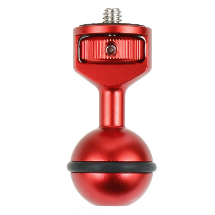 2.5cm Ball Head Clip for Action Camera Underwater Video Camera Light Diving Joint(Red) - Connection Mount by PMC TechLife | Online Shopping South Africa | PMC TechLife | Buy Now Pay Later Mobicred