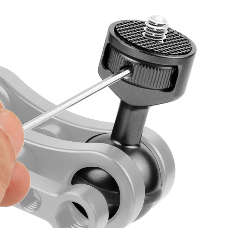 2.5cm Ball Head Clip for Action Camera Underwater Video Camera Light Diving Joint(Titanium) - Connection Mount by PMC TechLife | Online Shopping South Africa | PMC TechLife | Buy Now Pay Later Mobicred