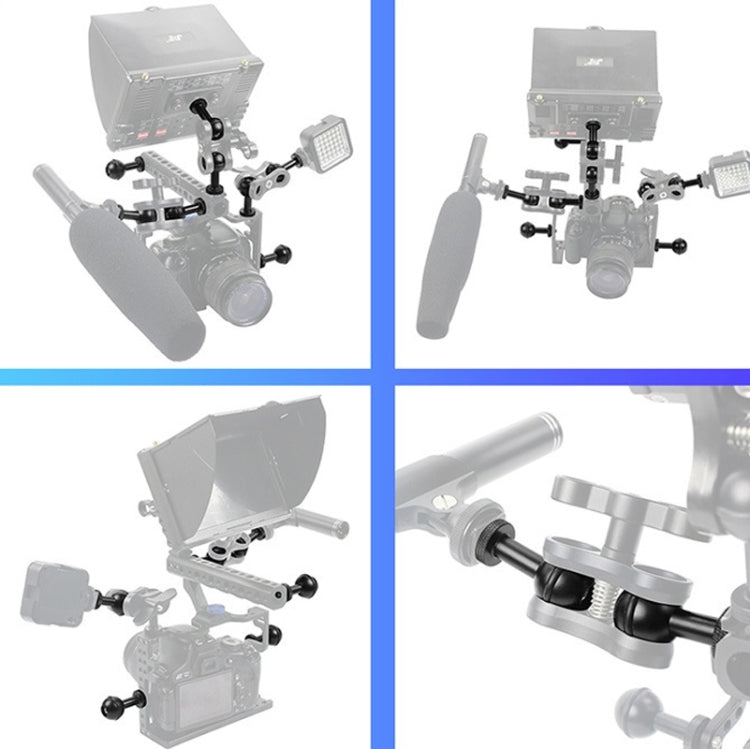 Ball Head Adapter Adjustable Screw Fixed Mount  Camera Underwater Diving Photography Lights Bracket(M5 Screw Black) - Connection Mount by PMC TechLife | Online Shopping South Africa | PMC TechLife | Buy Now Pay Later Mobicred