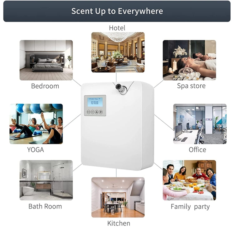 Intelligent Remote Mobile Phone Control Automatic Aromatherapy Machine(UK Plug) - free shipping - PMC TechLife - Order now!