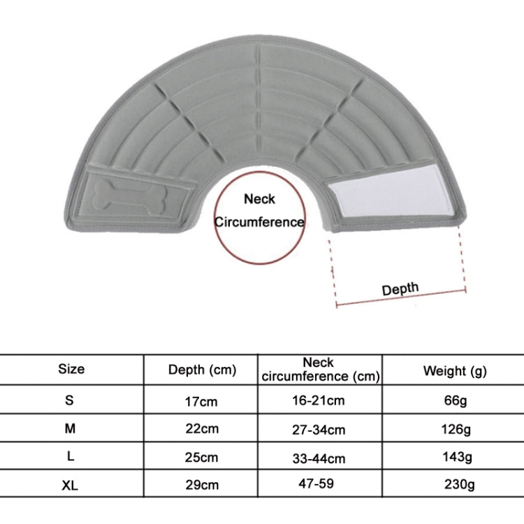 Pet Grooming Anti-Bite Neck Ring, Specification: XL(Black) - Collars by PMC TechLife | Online Shopping South Africa | PMC TechLife | Buy Now Pay Later Mobicred