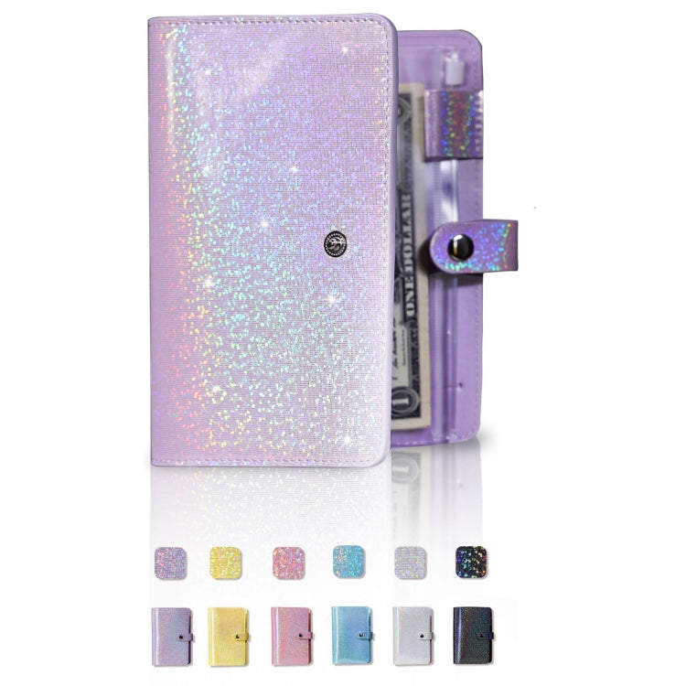 A6 Gypsophila Loose-leaf Bookkeeping Notebook Cash Budget Hand Book(Purple) - Notebooks by PMC TechLife | Online Shopping South Africa | PMC TechLife | Buy Now Pay Later Mobicred