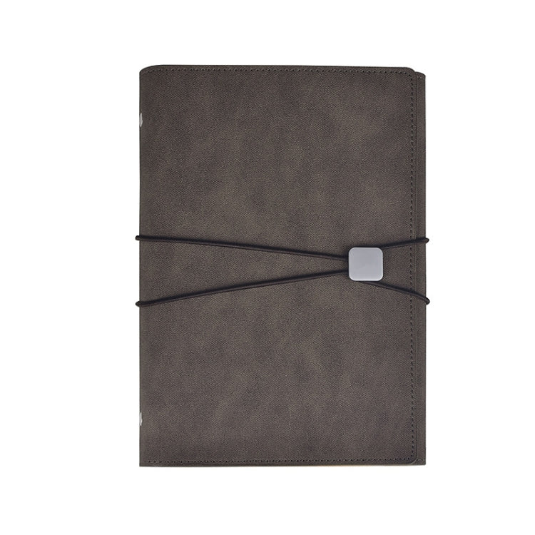 A5 Business Loose-leaf Notebook Office Stationery Leather PU Notepad(Light Coffee) - Notebooks by PMc TechLife | Online Shopping South Africa | PMc TechLife | Buy Now Pay Later Mobicred