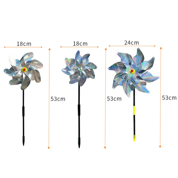 Balcony Garden Farmland Bird Catcher Reflector Anti-bird Laser Windmill, Style: Silver Octagon - Outdoor Insect Repellent by PMC TechLife | Online Shopping South Africa | PMC TechLife | Buy Now Pay Later Mobicred