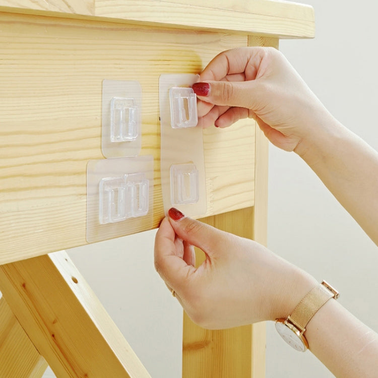 Traceless Wall Hanging Multifunction Plug-in Rack, Specification: Double - Shelf & Hooks by PMC TechLife | Online Shopping South Africa | PMC TechLife