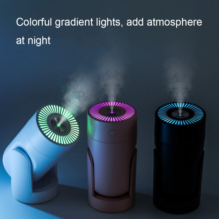 L09 USB Plug-in Rotating Colorful Night Light Humidifier(Pink) - free shipping - PMC TechLife - Order now!