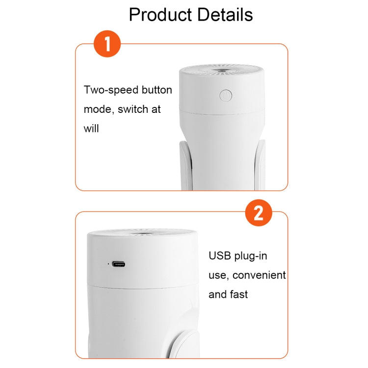 L09 USB Plug-in Rotating Colorful Night Light Humidifier(Pink) - free shipping - PMC TechLife - Order now!